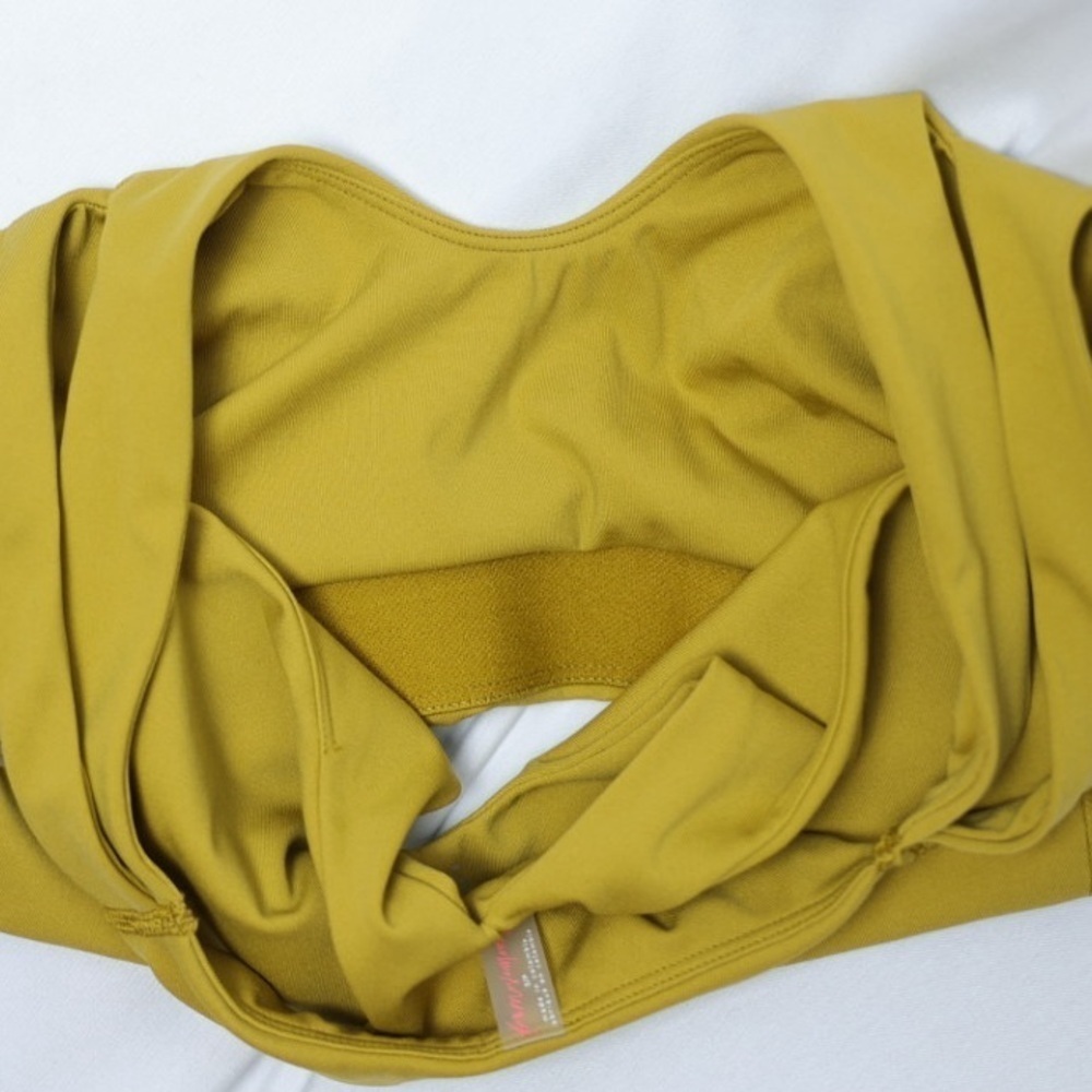 New Free People Movement racerback marigold sports bra, size XS - Picture 5 of 13
